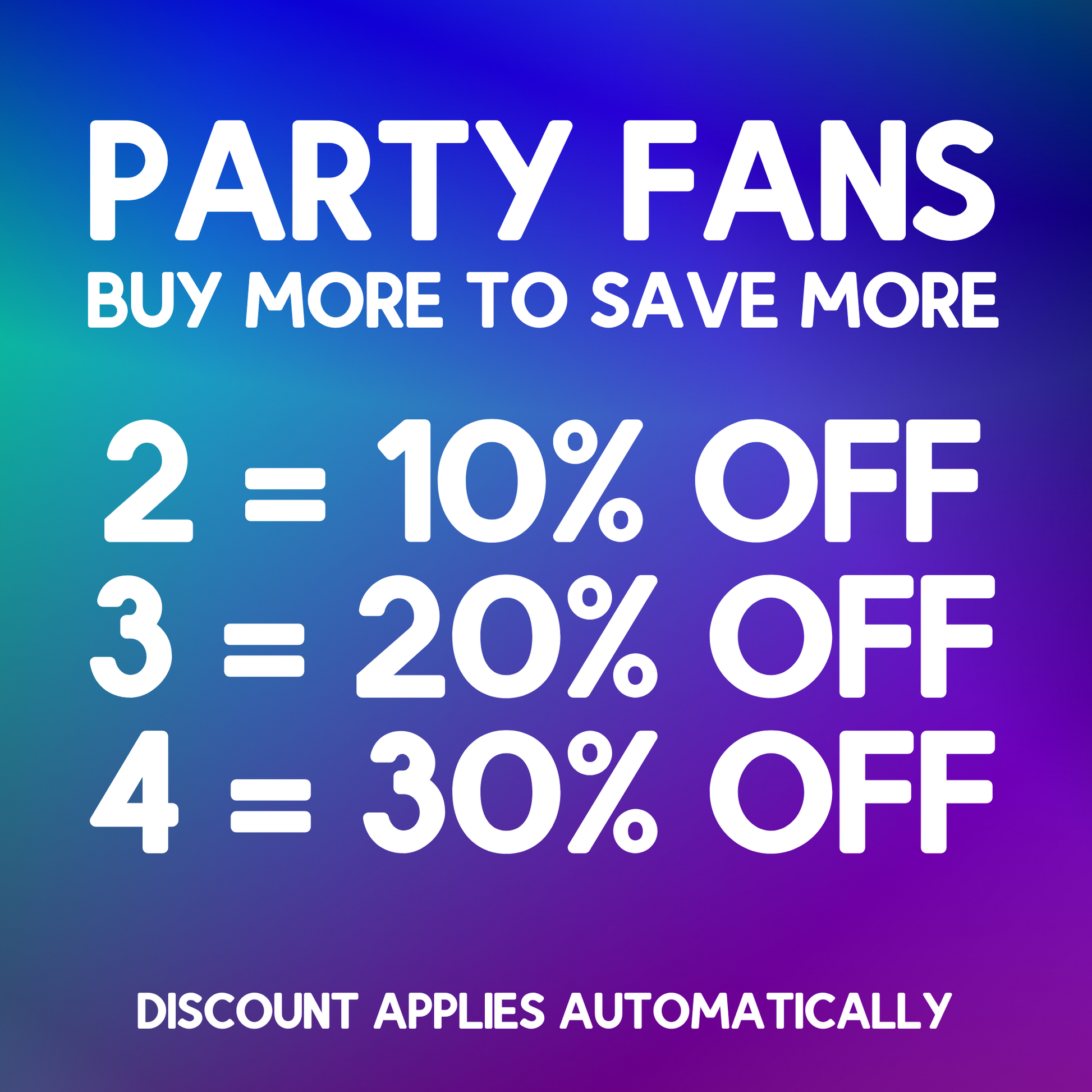 Party Fan Bundles