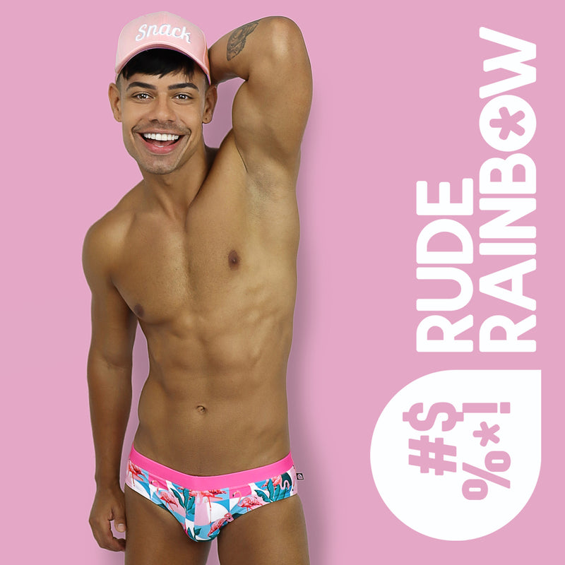 Pastel Pink Snack Cap - Rude Rainbow Gay Party Summer
