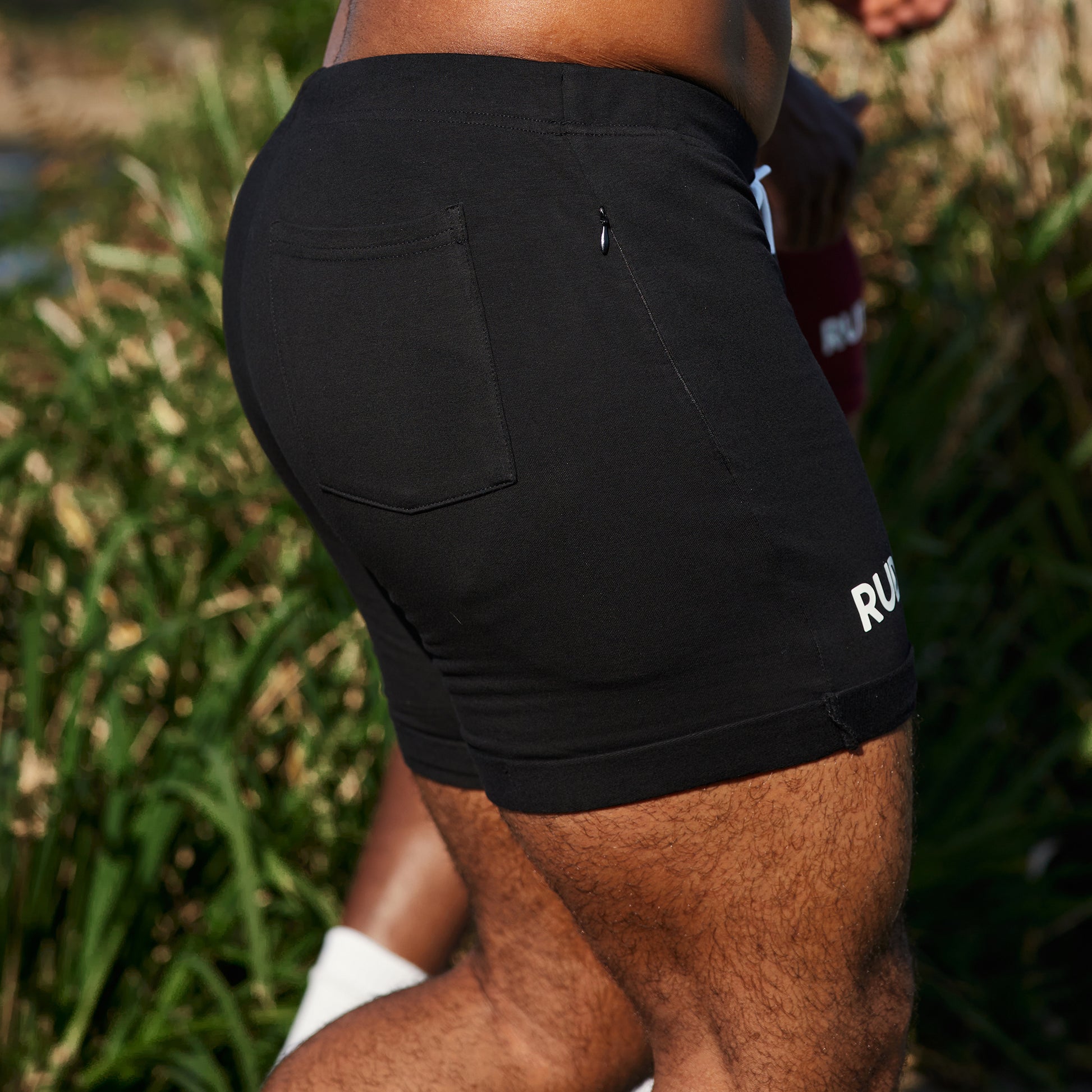 Rude Shortie Shorts - Black