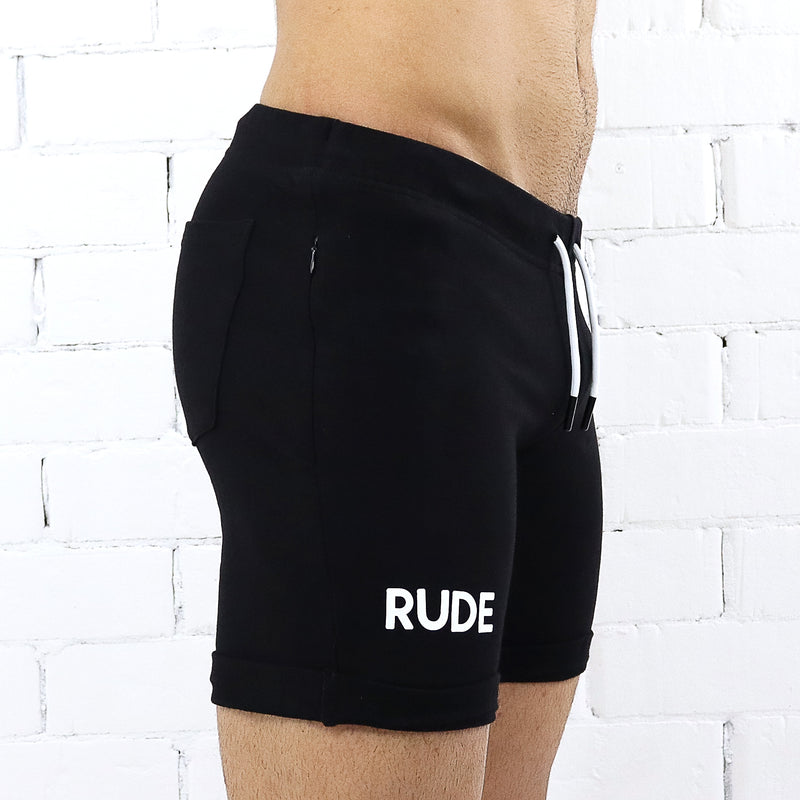 Rude Shortie Shorts - Black