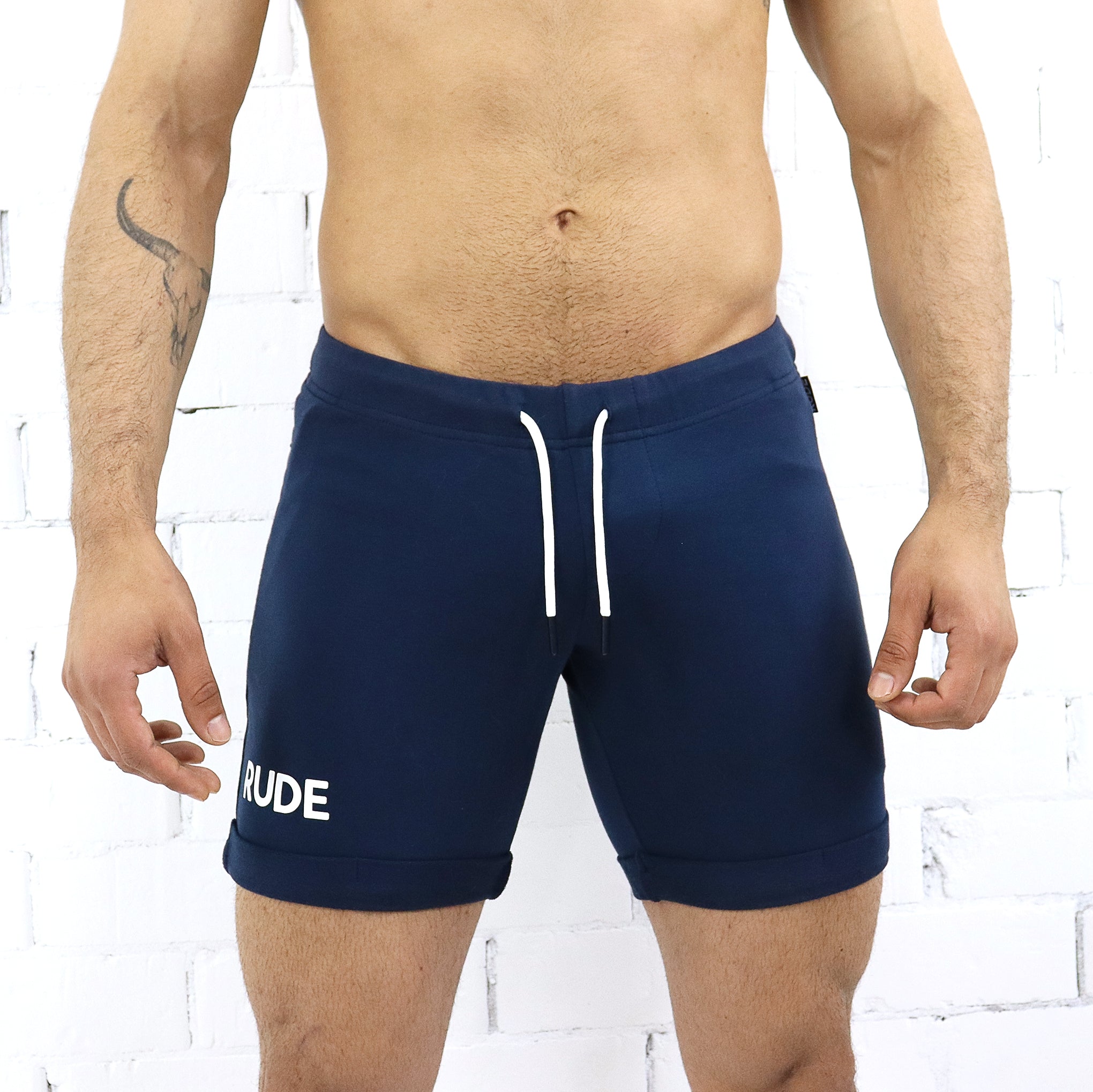 Rude Shortie Shorts - Navy