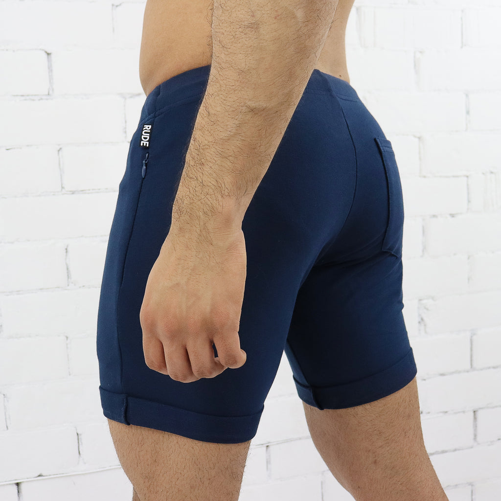 Rude Shortie Shorts - Navy
