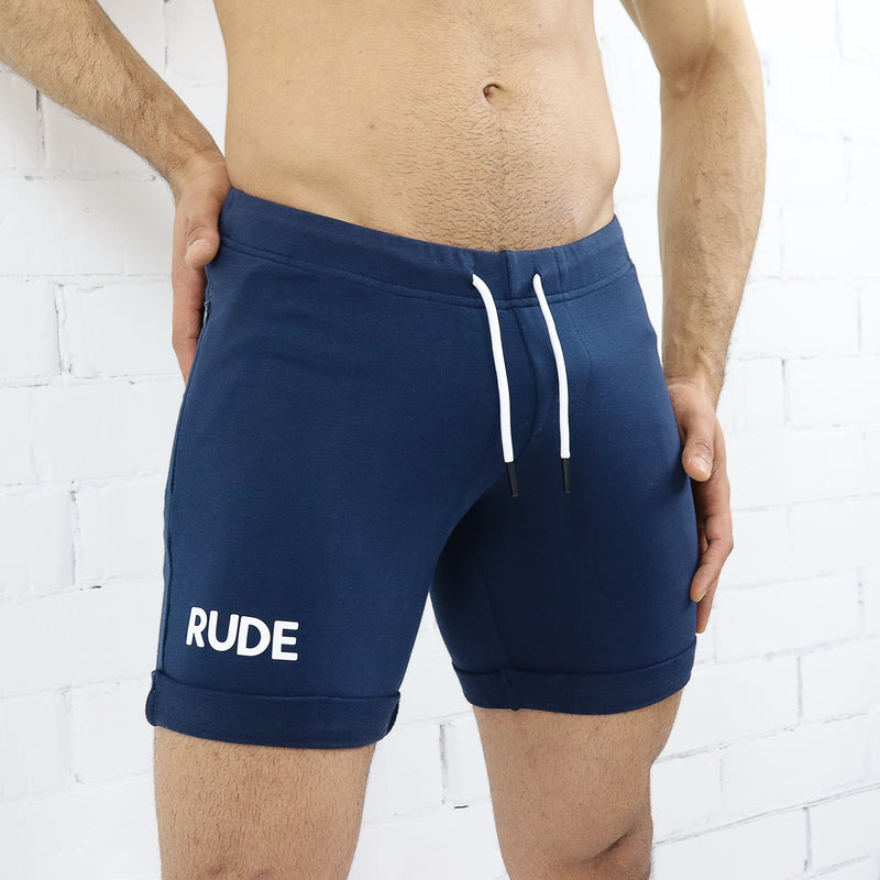 Rude Shortie Shorts - Navy