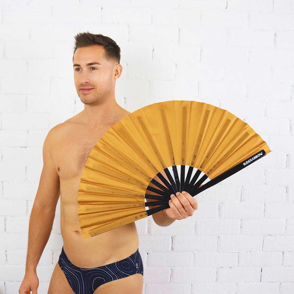 Brown UV Party Fan