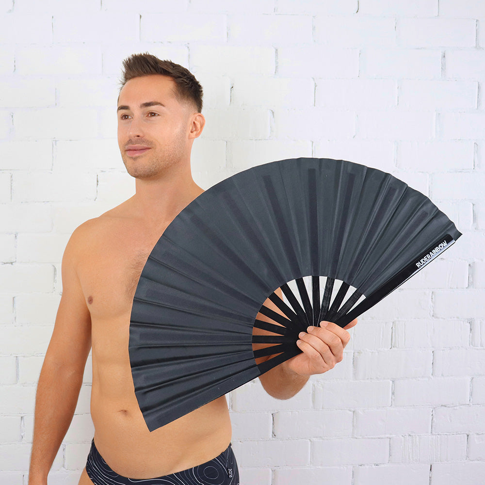 Black Party Fan