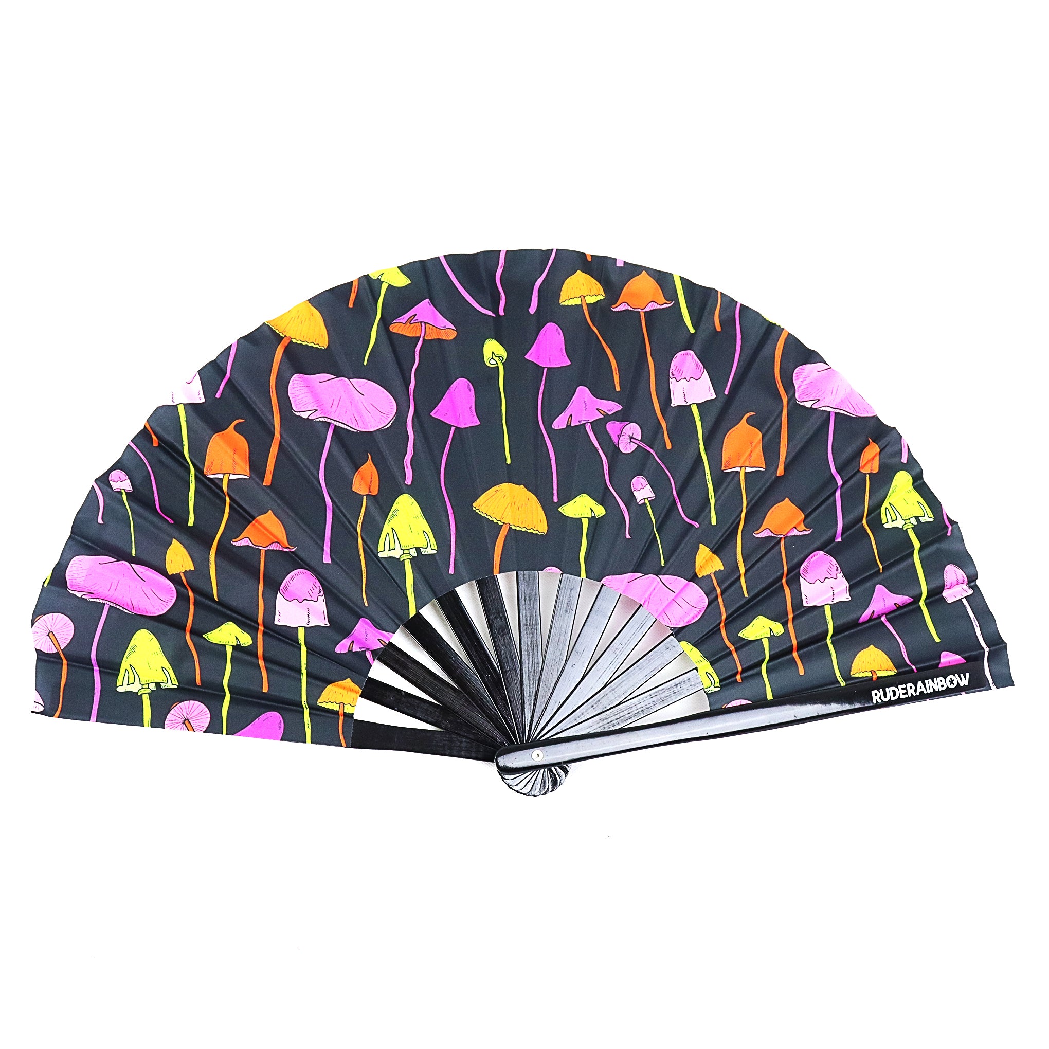 Printed Fans Rude Mushrooms UV Party Fan – Rude Rainbow
