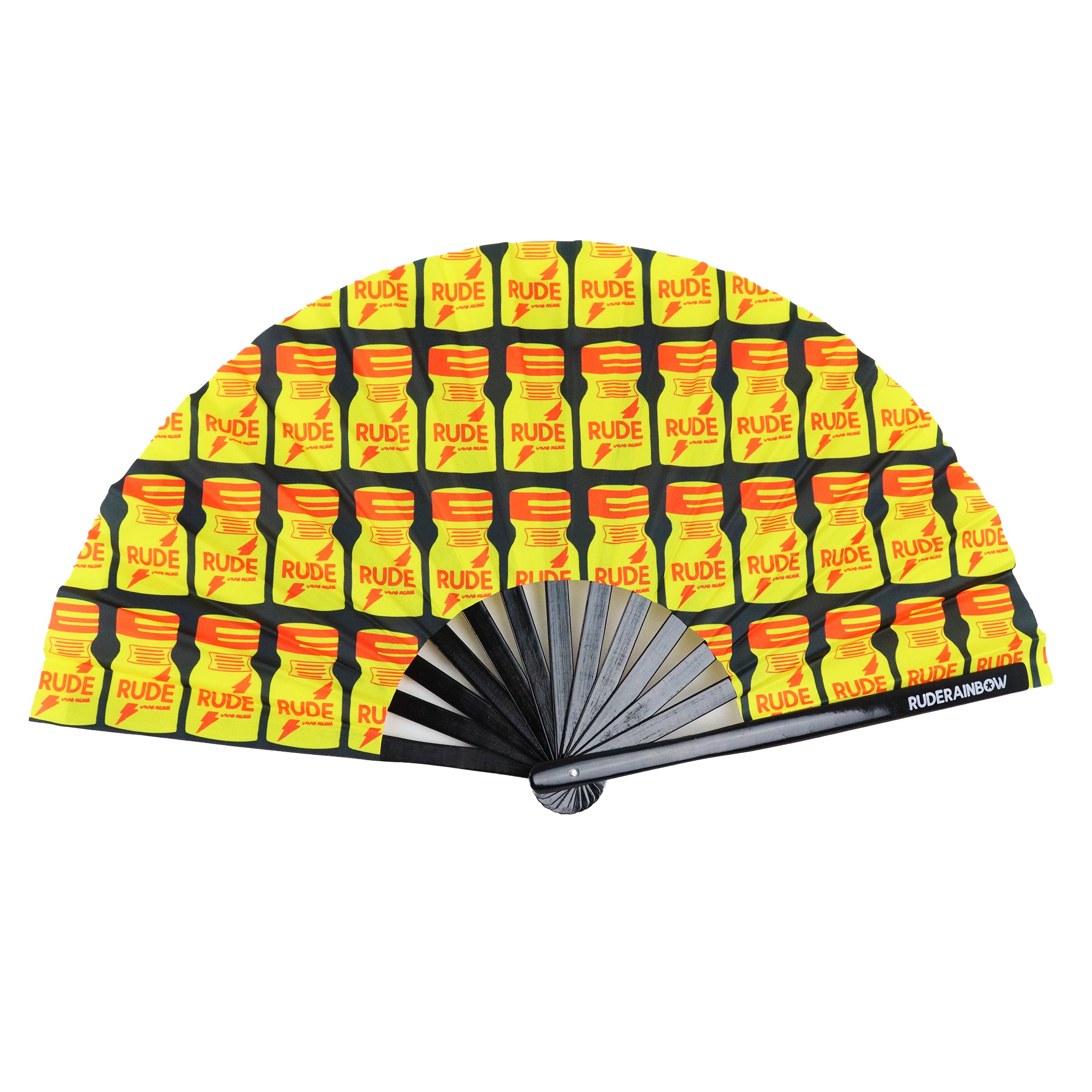 Printed Fans Rude Poppers UV Party Fan – Rude Rainbow