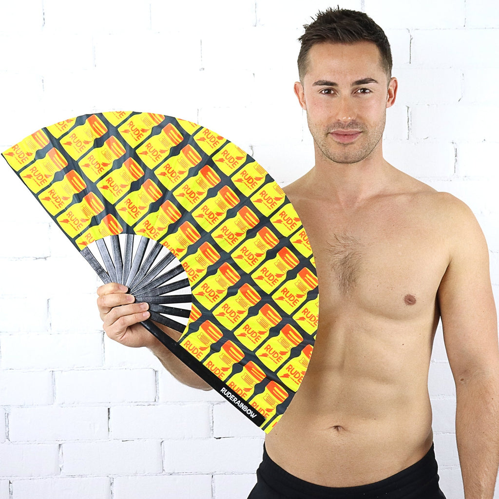 Poppers UV Party Fan