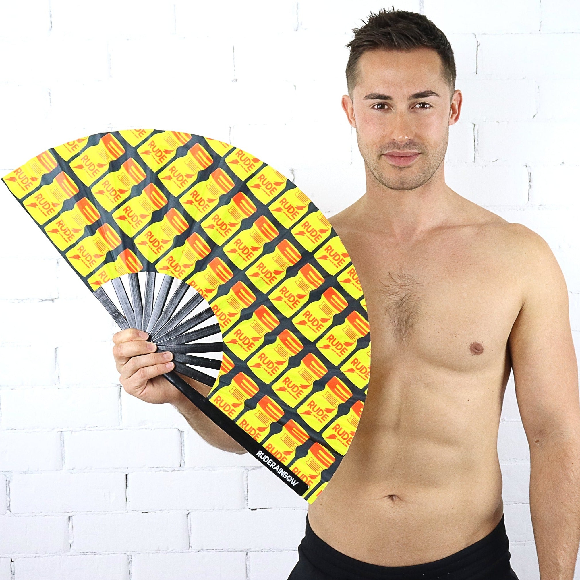 Poppers UV Party Fan