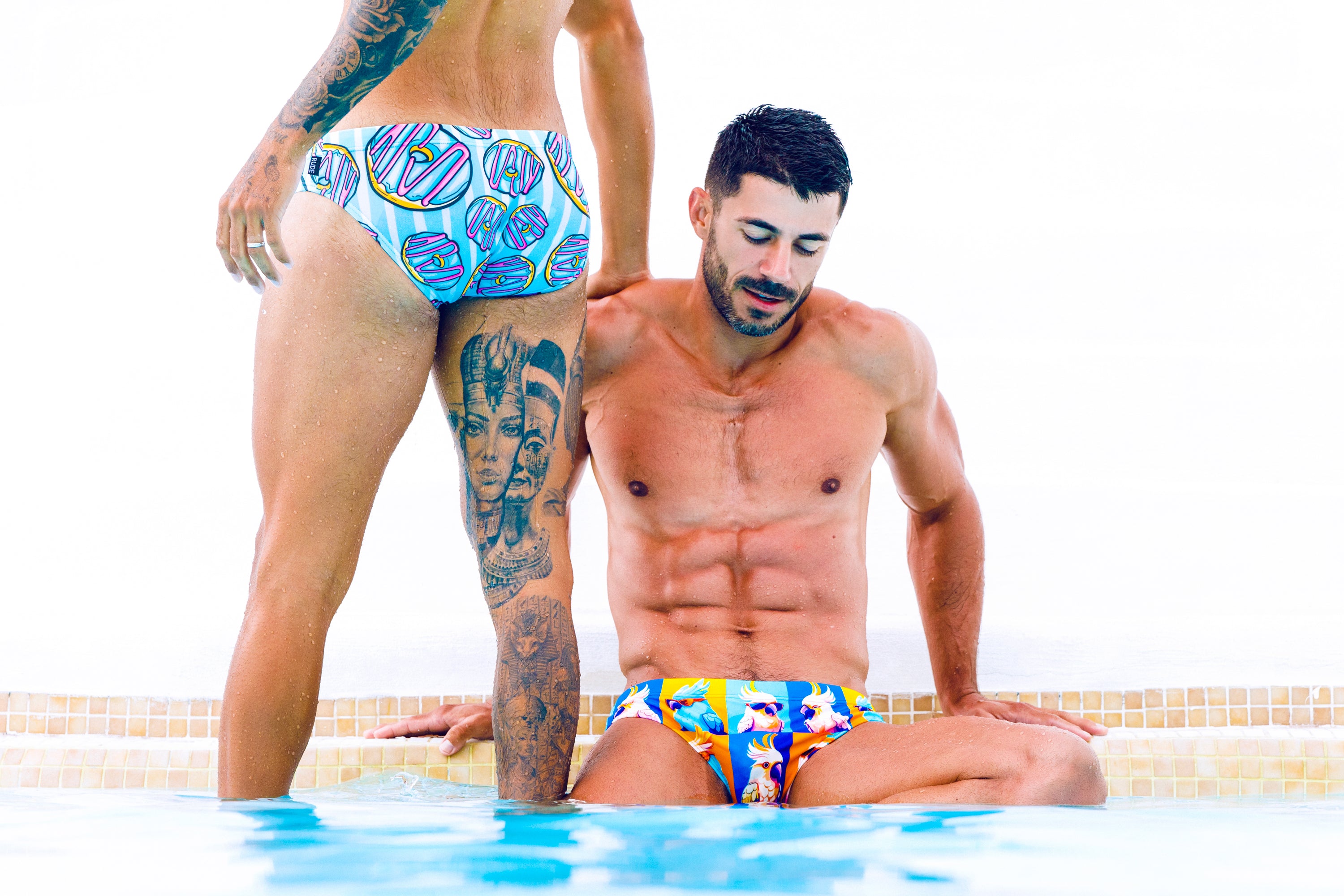 Cockatoo Craze Swim Brief