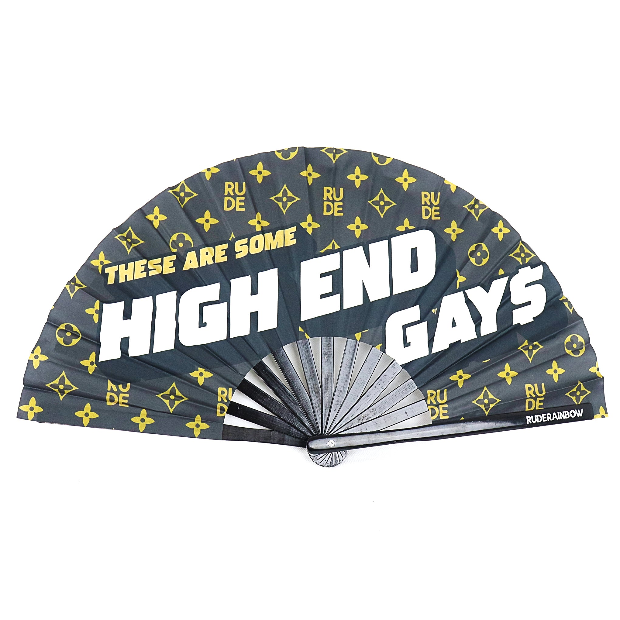 Printed Fans Rude High End Gays UV Party Fan – Rude Rainbow
