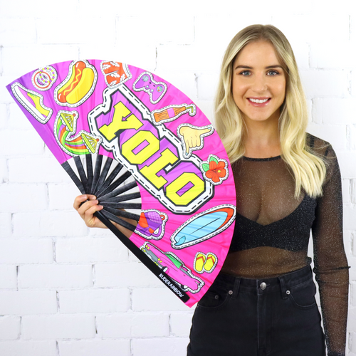 YOLO UV Party Fan