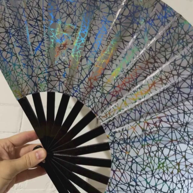Dazzling Reflective Party Fan - Glossy