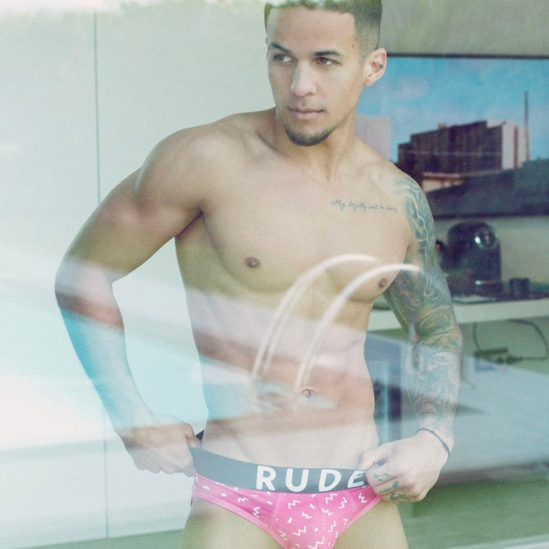 Rude Rogers Brief - Pink