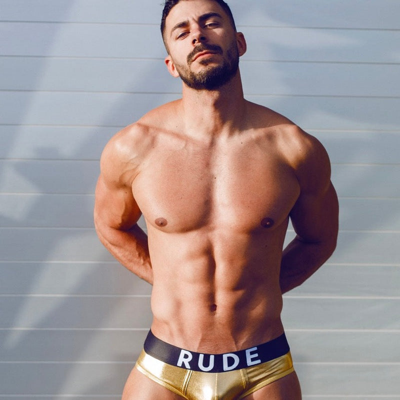 GoGo Metallic Brief - Gold