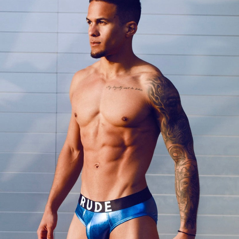 GoGo Metallic Brief - Blue