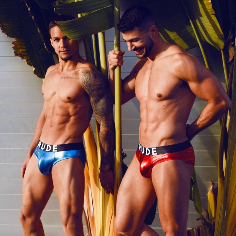 GoGo Metallic Brief - Blue