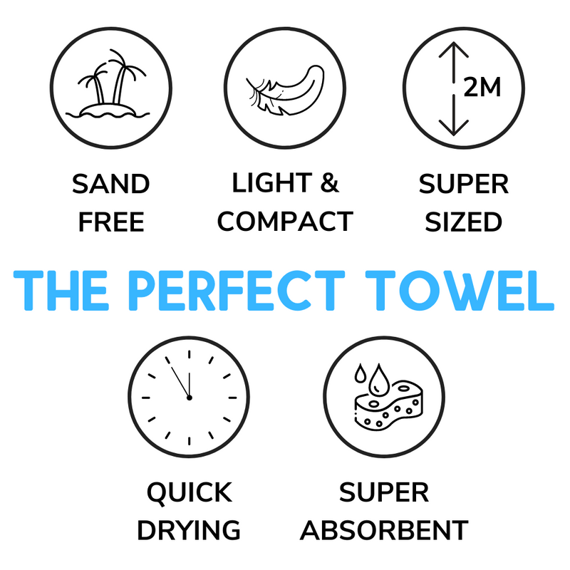 Sand Free Beach Towel - Pool