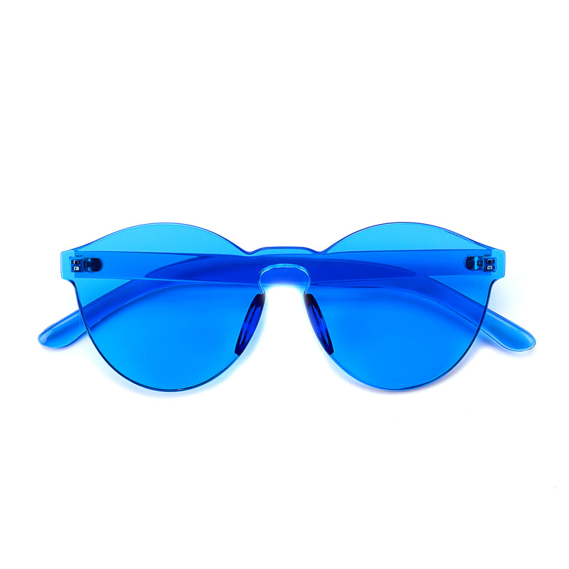 Blue Jelly Sunglasses - Rude Rainbow Gay Party Summer