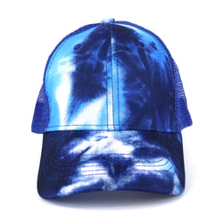 Blue Tie Dye Mesh Cap