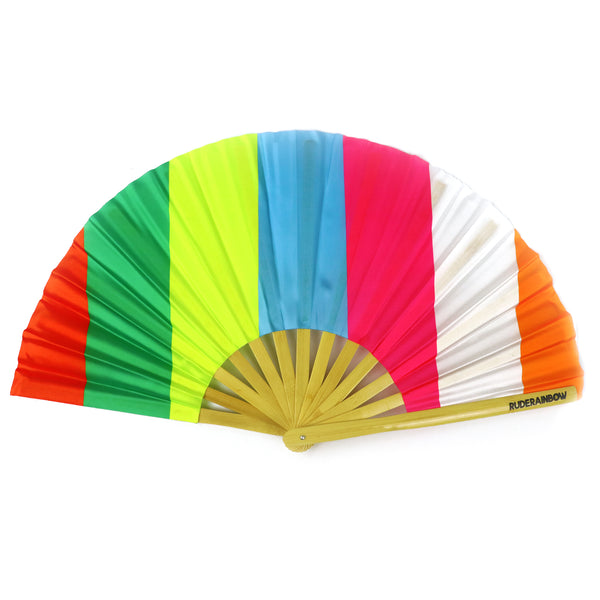 Candy Stripes UV Party Fan