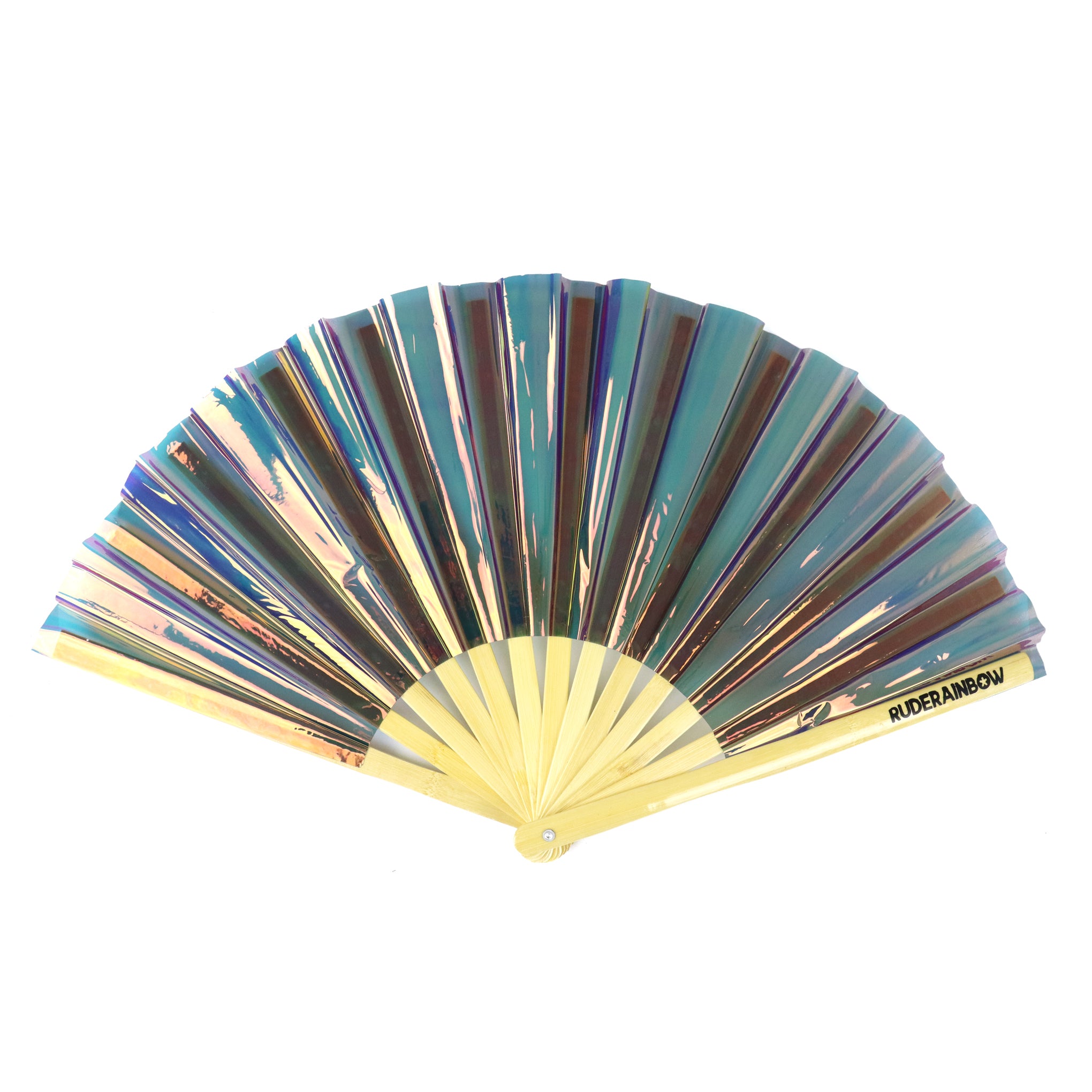 Printed Fans Rude Bronze PVC Party Fan – Rude Rainbow