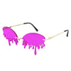 Dazzling Drip Sunglasses - Purple