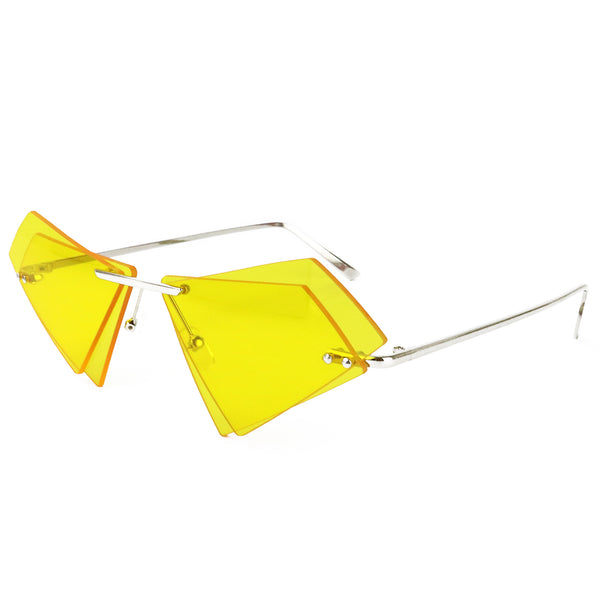 Layered Sunglasses - Yellow