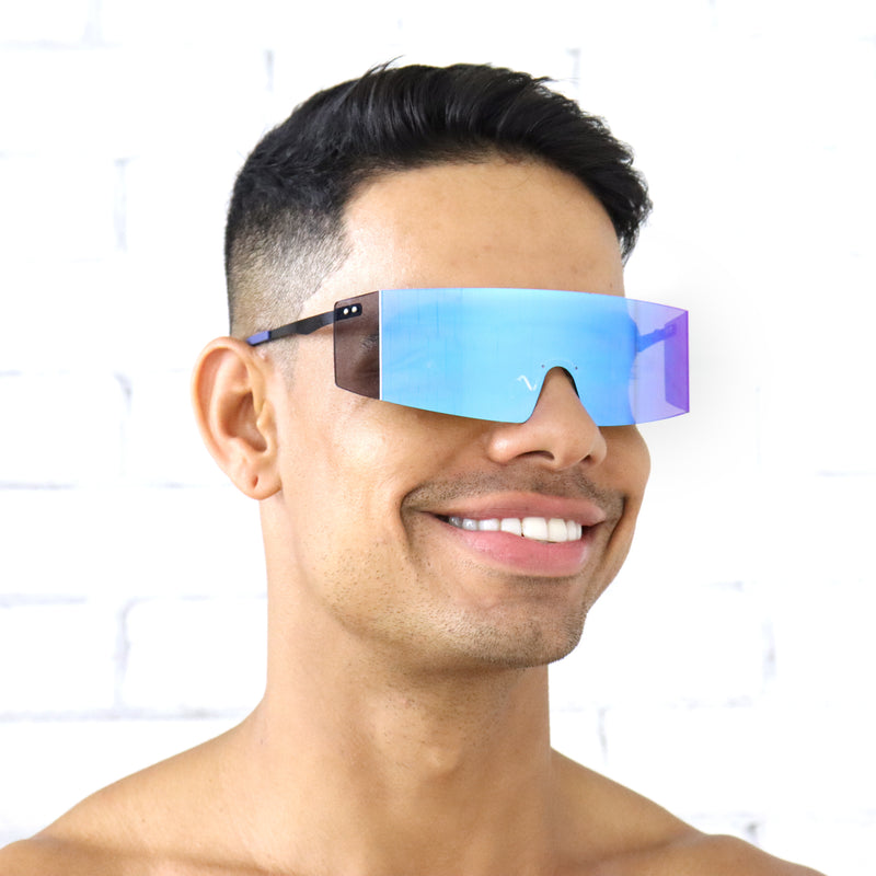 Festival Reflectors Sunglasses - Blue