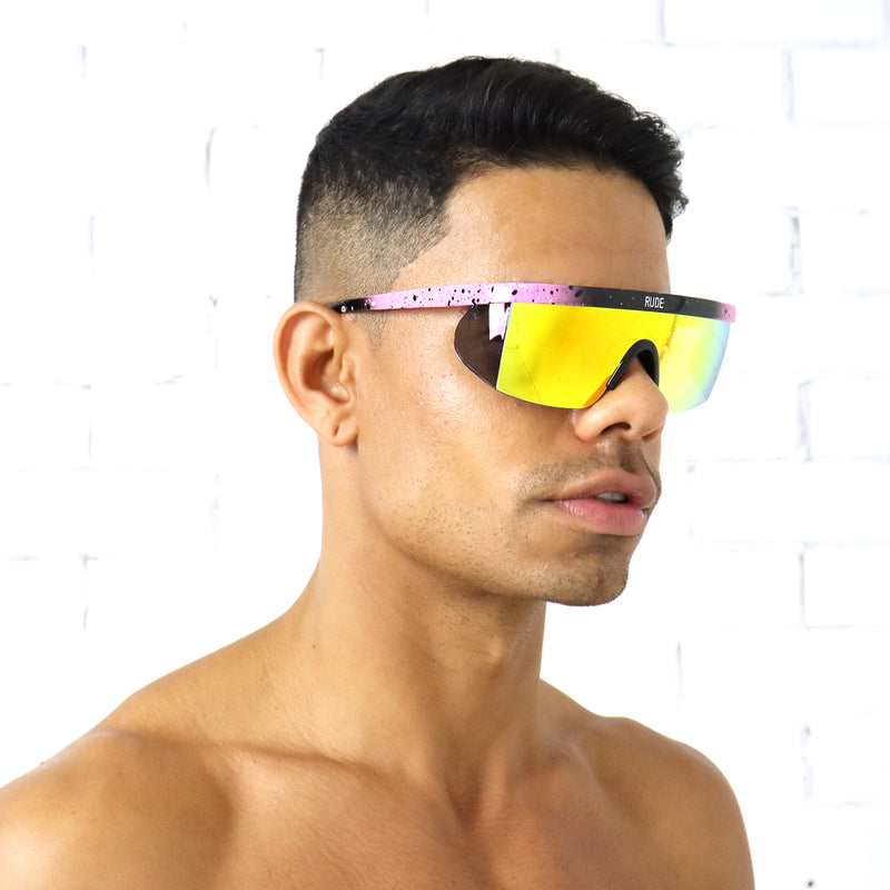 Festival Visor Sunglasses - Pink