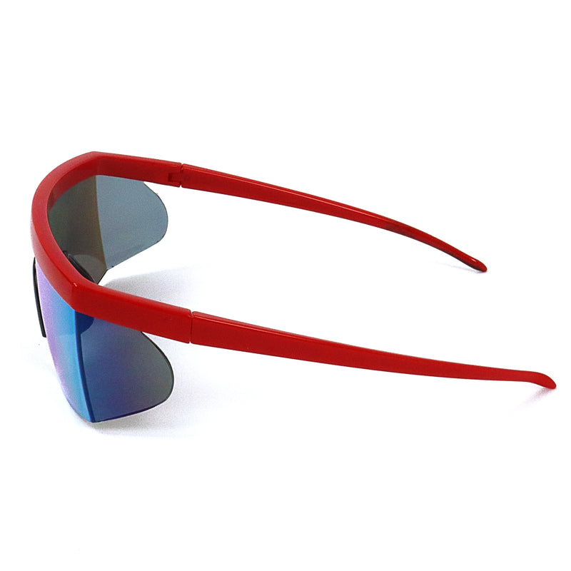 Festival Visor Sunglasses - Red