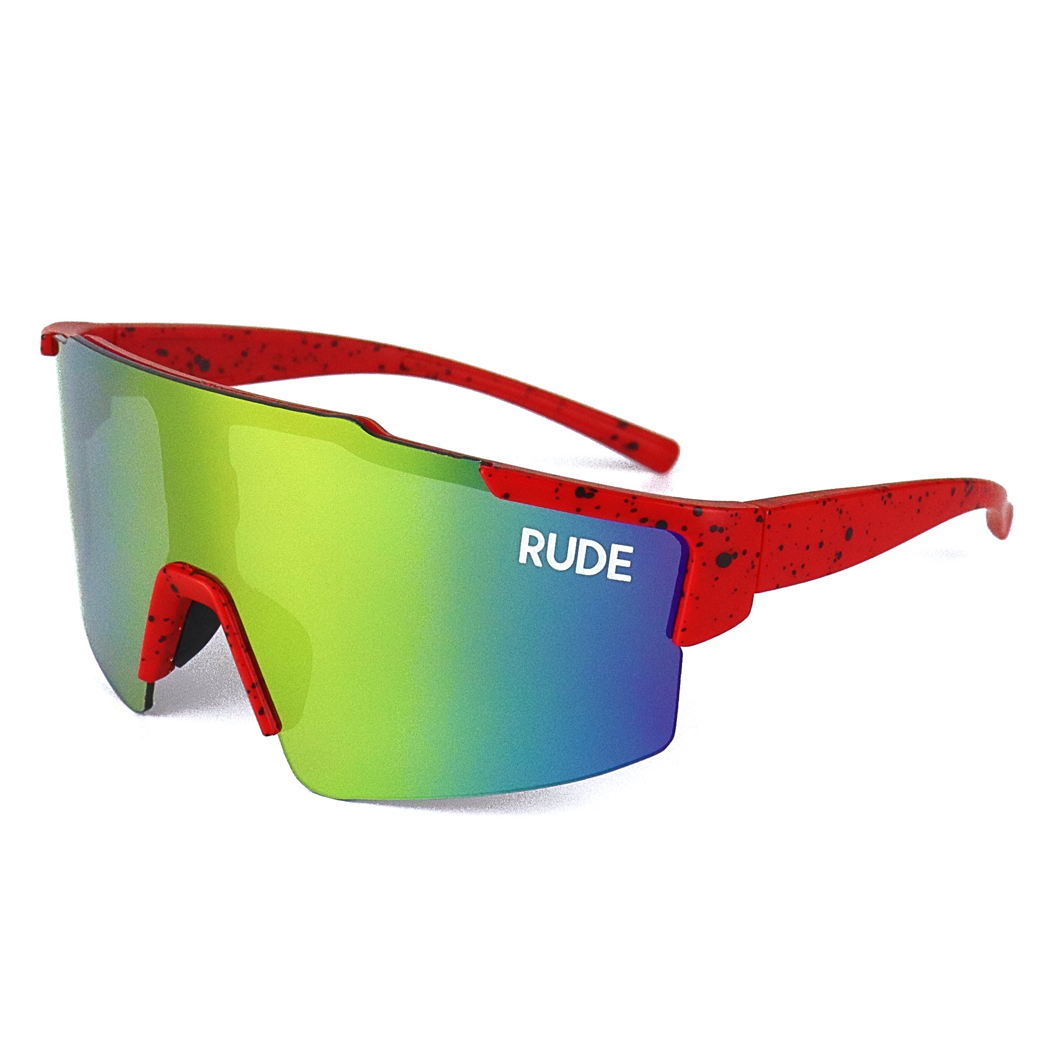 Reflective Sunglasses - Red – Rude Rainbow