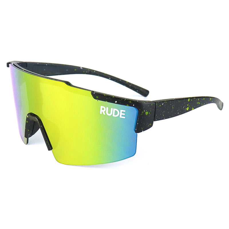 Reflective Sunglasses Space Gold Rude Rainbow