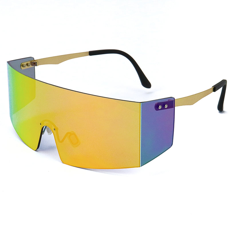 Festival Reflectors Sunglasses - Gold