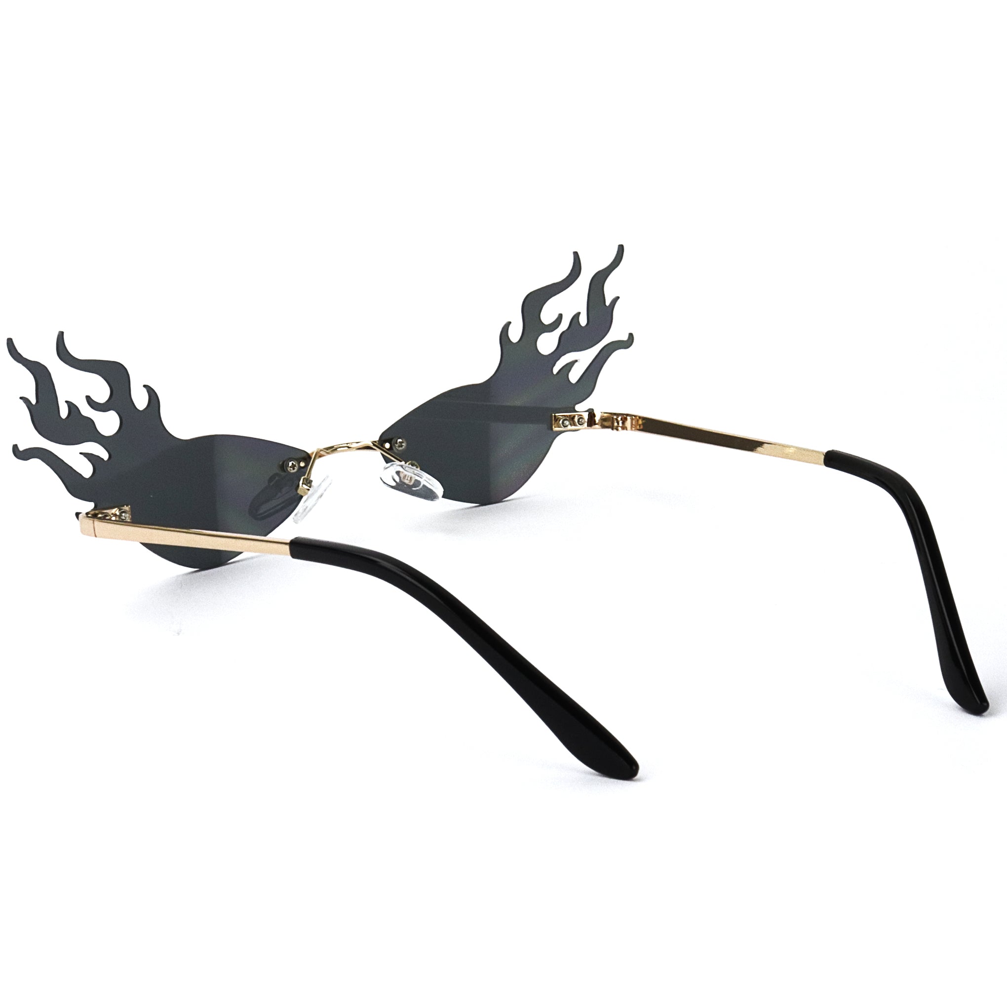 Fierce Flames Festival Sunglasses - Black