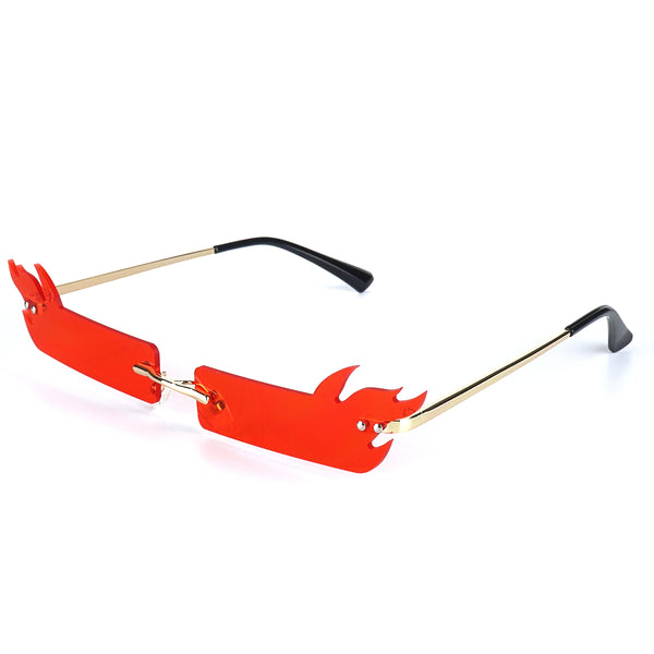 Fire Sunglasses - Red