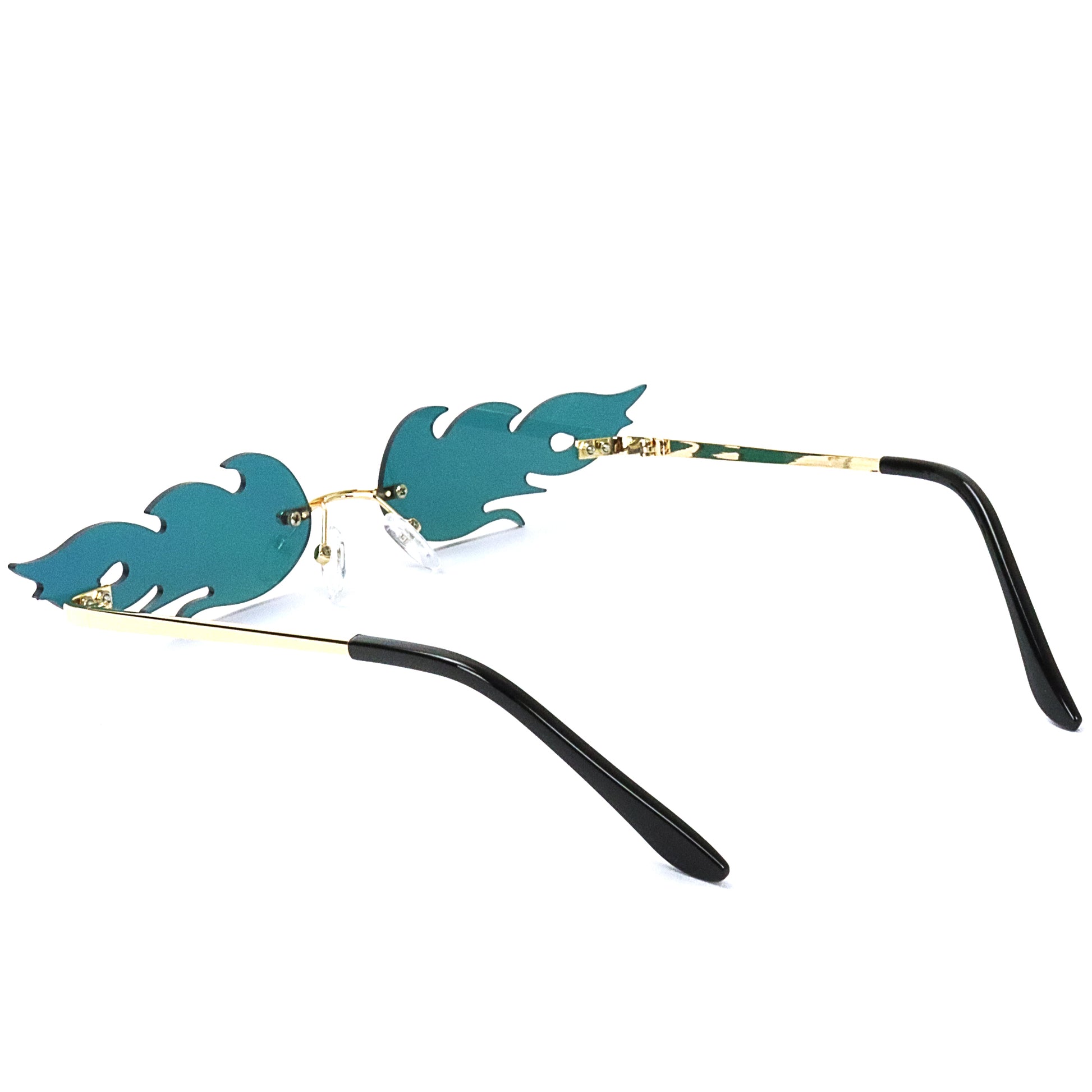 Frameless Flames Sunglasses - Orange