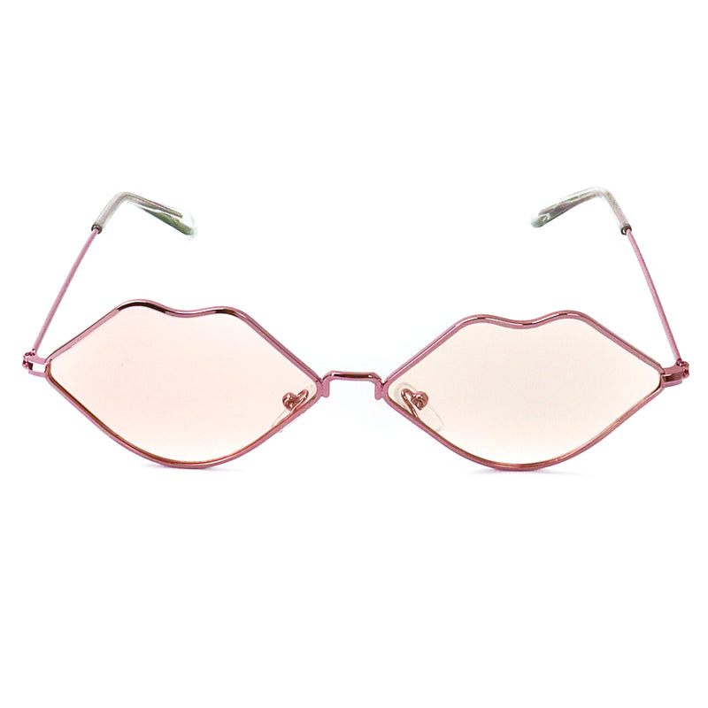 Lavish Lips Sunglasses - Pink