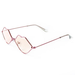 Lavish Lips Sunglasses - Pink