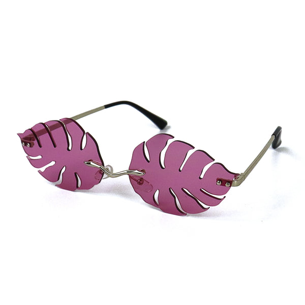 Leafy Sunglasses - Purple