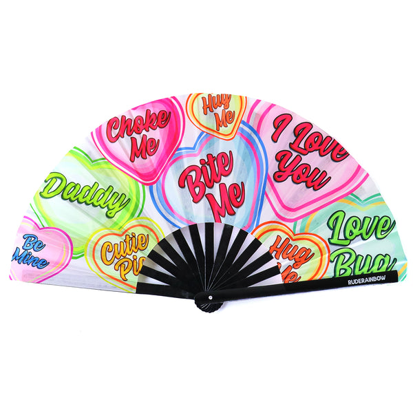 Printed Fans Rude Rainbow – Rude Rainbow