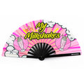 My Milkshakes UV Party Fan - Rude Rainbow Gay Party Summer