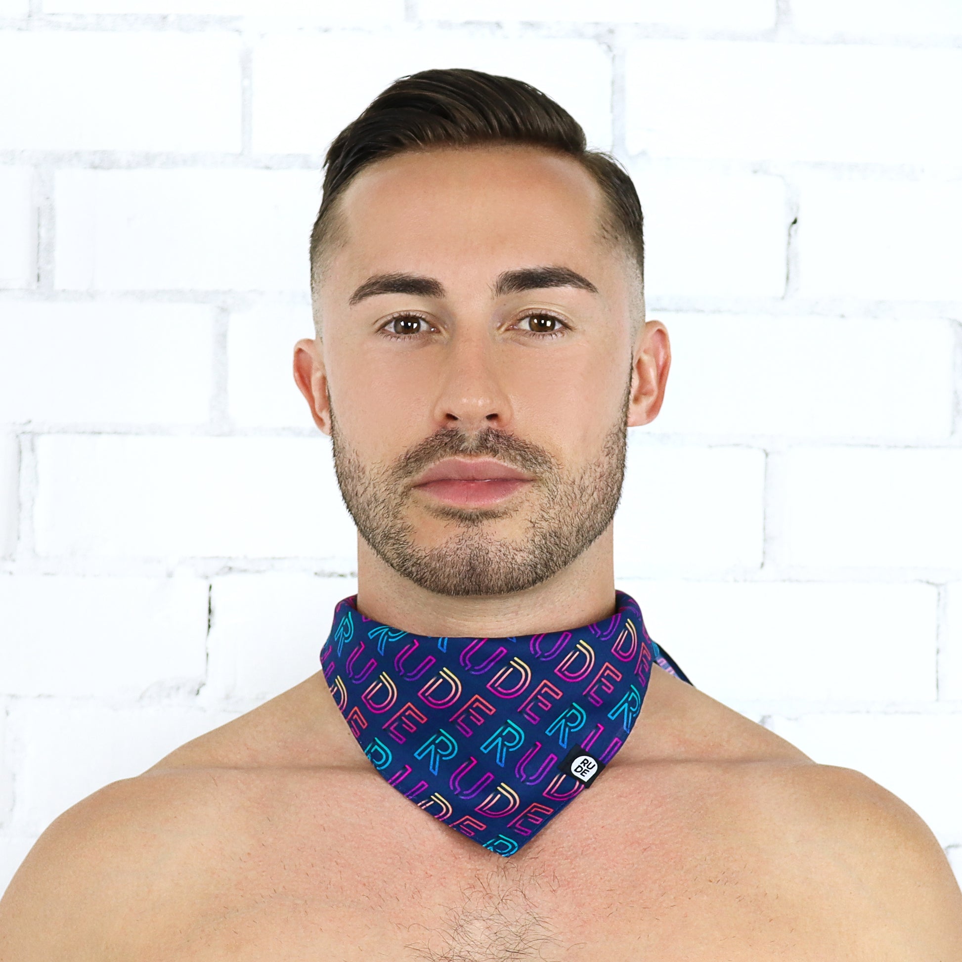 Rude Neon Bandana - Rude Rainbow Gay Party Summer