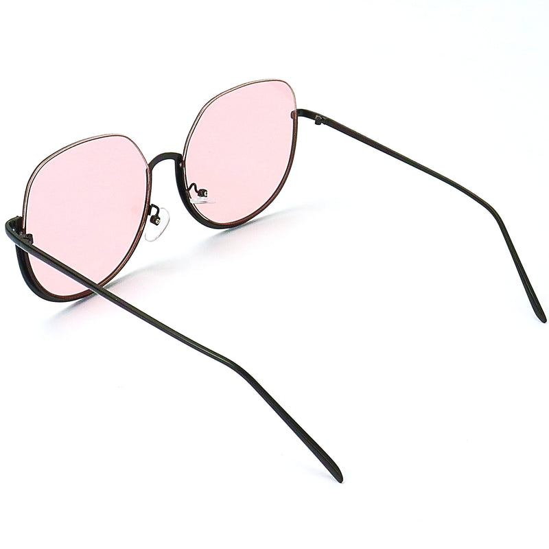 Oversized Realness Sunglasses - Pink