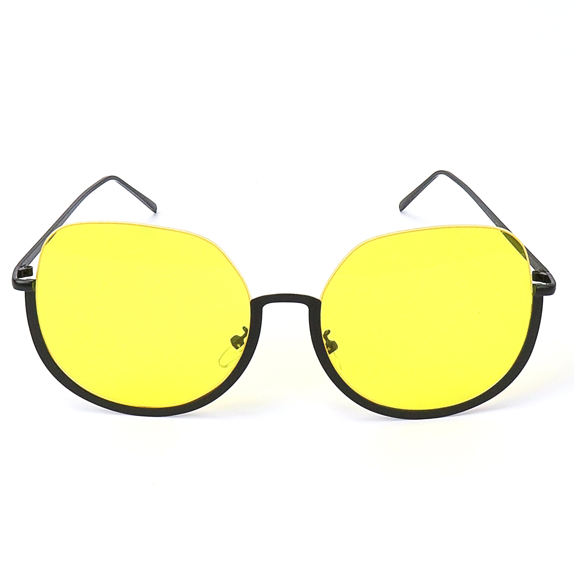 Oversized Realness Sunglasses - Yellow