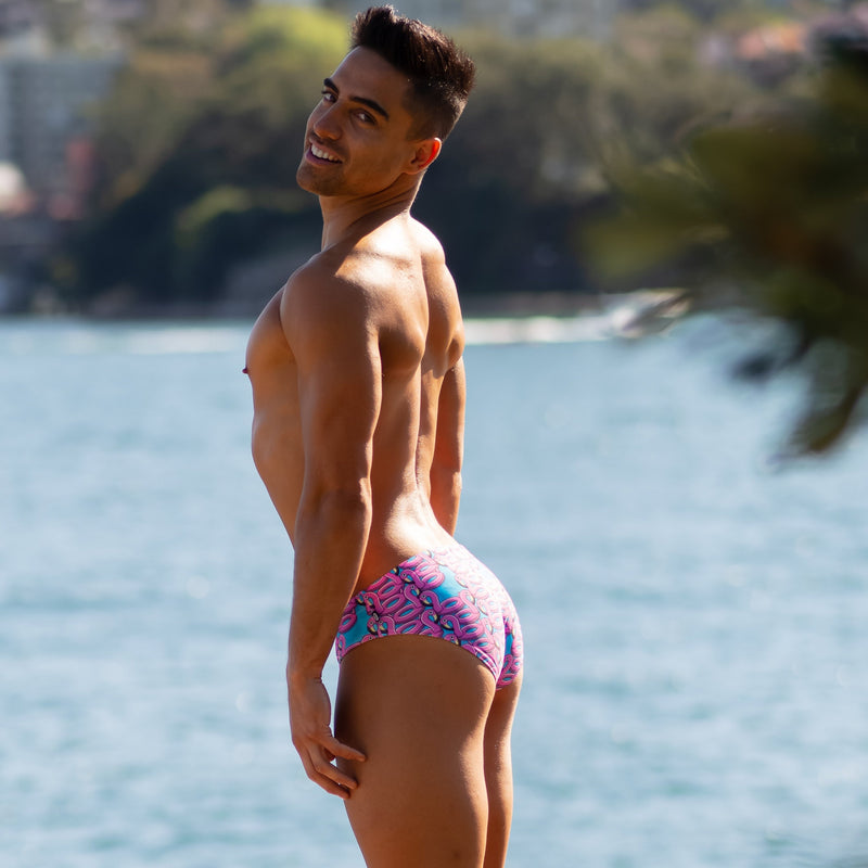Inflatable Flamingos Swim Brief