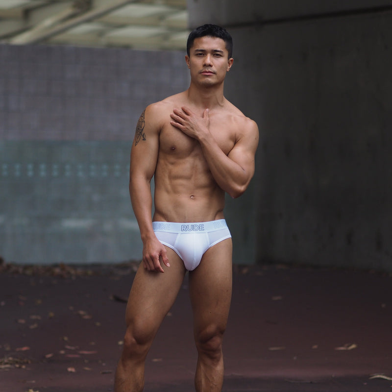 Rude Bamboo Brief - White