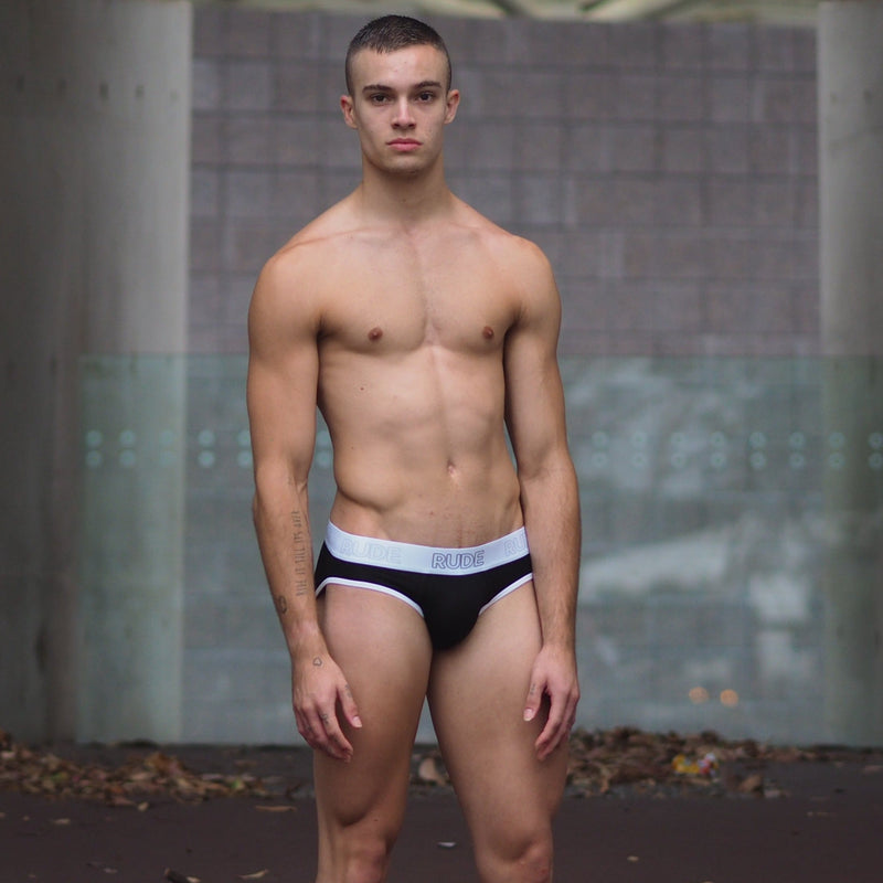 Rude Bamboo Brief - Black