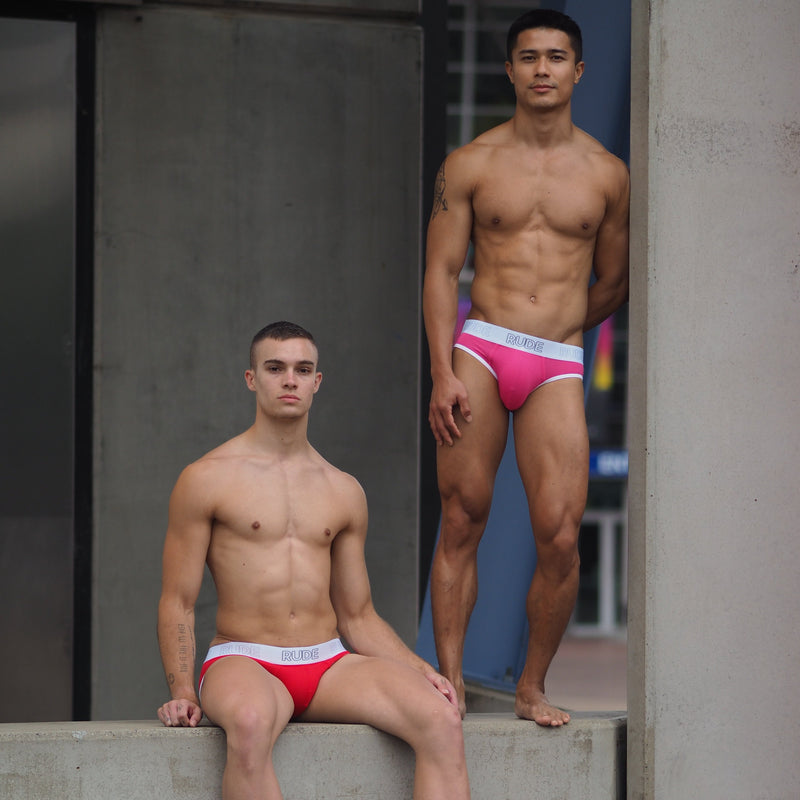 Rude Bamboo Brief - Pink