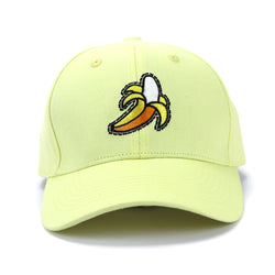 Pastel Yellow Banana Cap